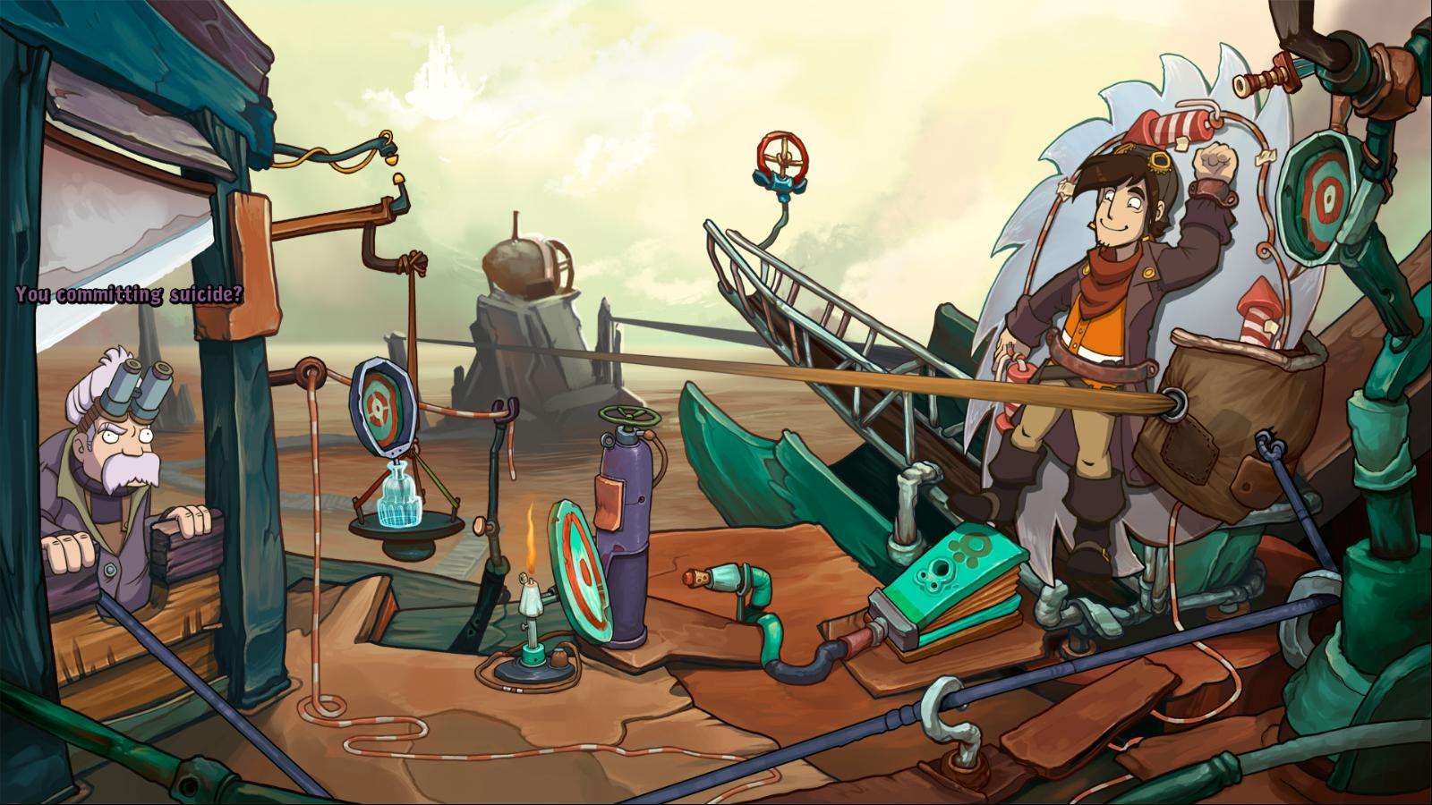 Ya está disponible para PS4 Chaos On Deponia
