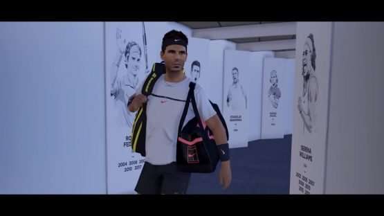 Se muestra en vídeo el editor de jugadores de AO International Tennis
