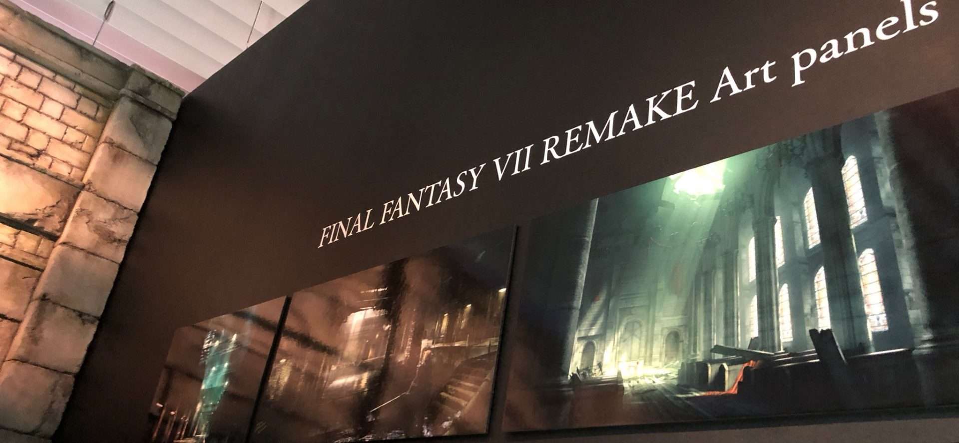 Se muestra el arte de entornos y personajes de Final Fantasy VII Remake