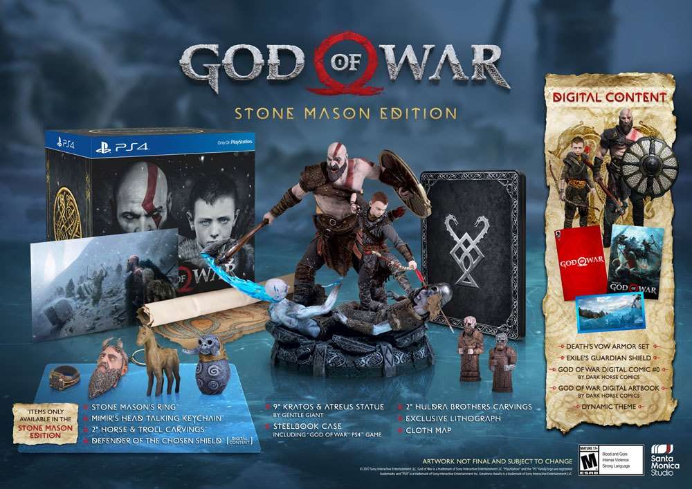 Gamestop lista God of War: Stone Mason Edition en Estados Unidos