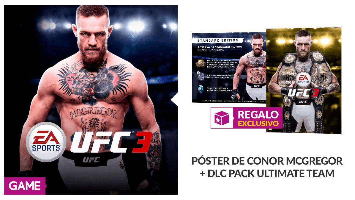 GAME detalla los incentivos por la compra de UFC 3