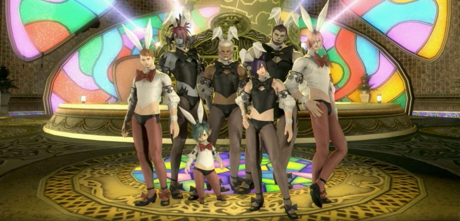 Los personajes masculinos de Final Fantasy XIV se podrán vestir con trajes de conejo