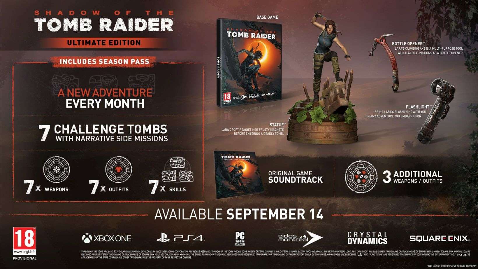 Final Fantasy XV y Shadow Of The Tomb Raider tendrán una colaboración