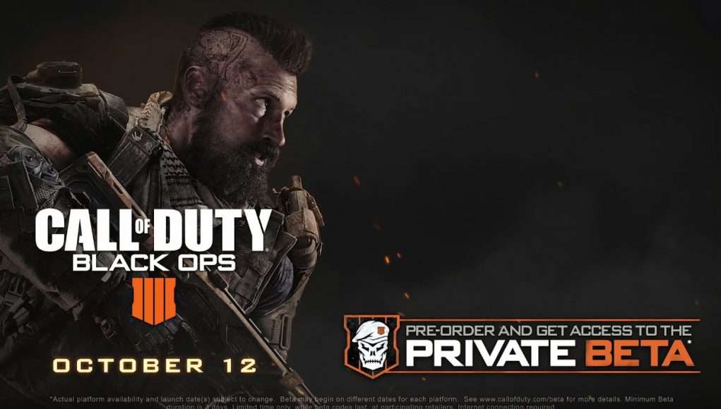 Según GameStop la beta privada de Call of Duty: Black Ops 4 dará comienzo en agosto