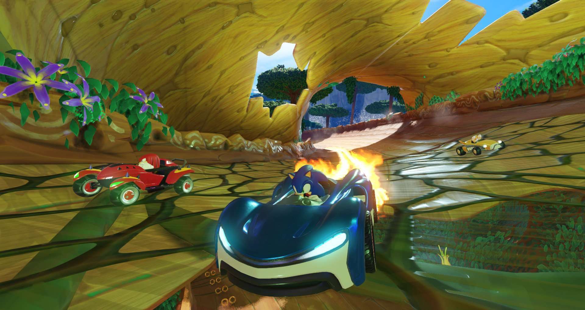 Primer gameplay de Team Sonic Racing