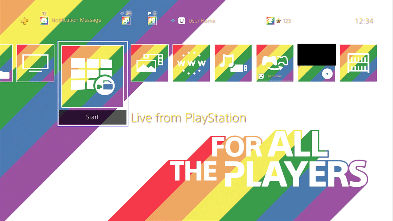 Sony celebra el mes del orgullo LGBT con un tema gratuito para PS4