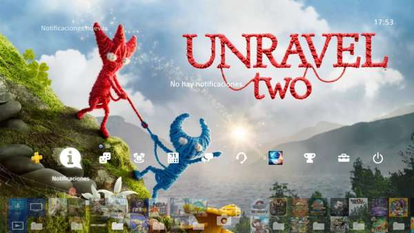 PlayStation 4 recibe un tema estático de Unravel Two