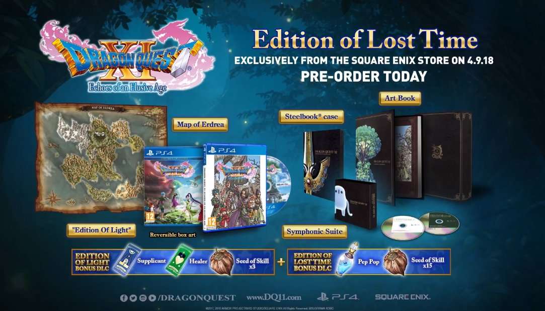 Mostrado un nuevo tráiler y las distintas ediciones de Dragon Quest XI