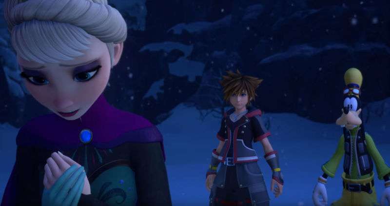 Comparan el mundo de Frozen de Kingdom Hearts III con la película