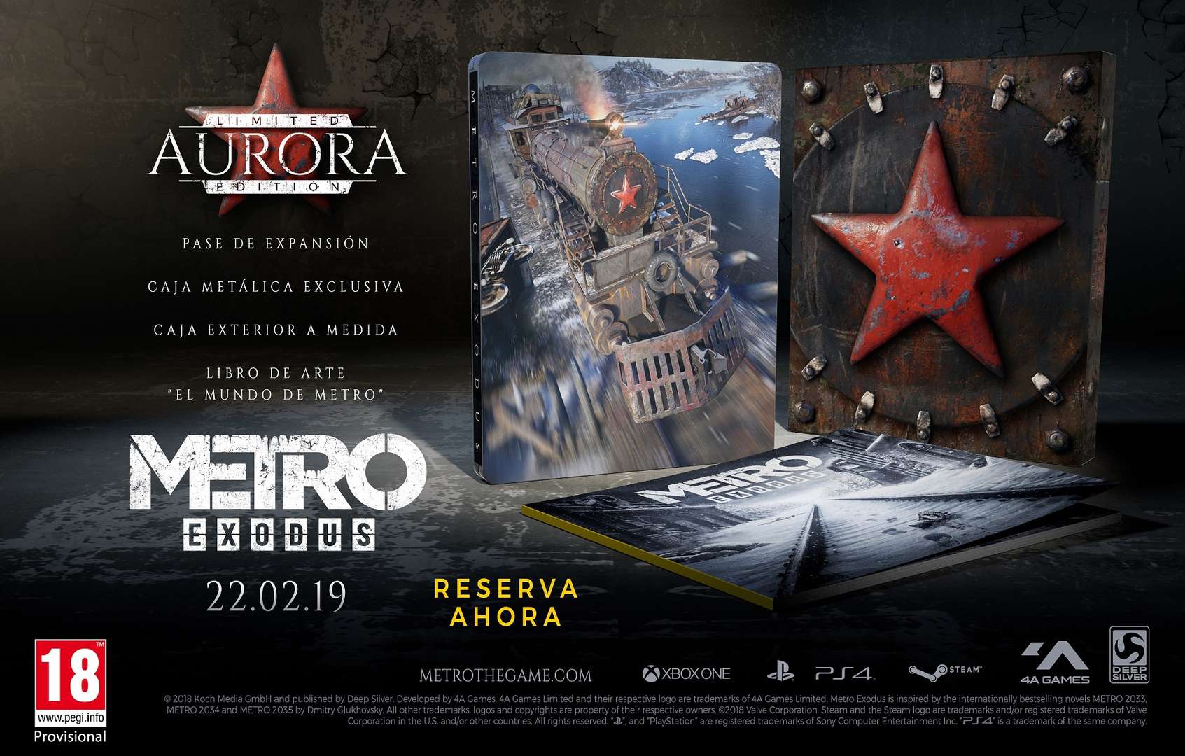 Presentada la Aurora Limited Edition de Metro Exodus