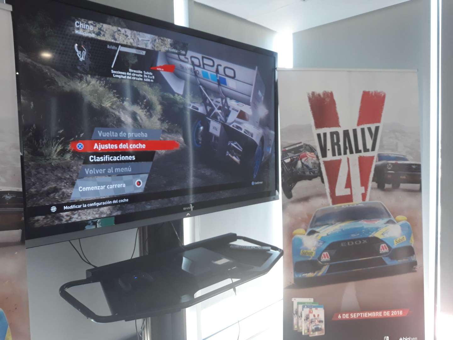 Asistimos al evento de presentación de V Rally 4 en Madrid