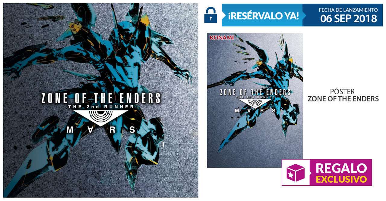 GAME anuncia los incentivos de reserva de Zone of the Enders: The 2nd Runner MARS