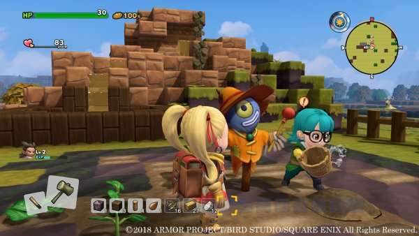 Habrá cross-play en Dragon Quest Builders 2 entre PS4 y Switch