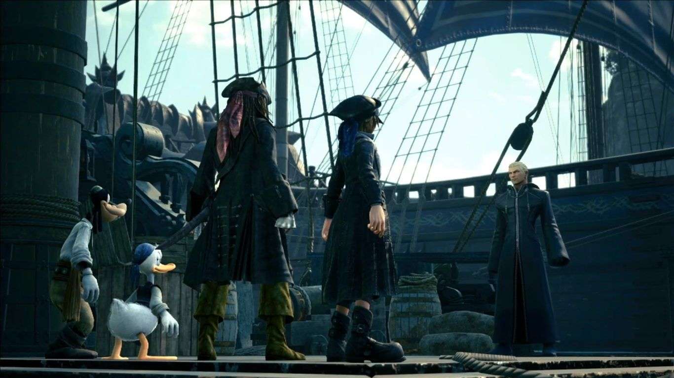 Kingdom Hearts III y II: comparan el mundo de Piratas del Caribe