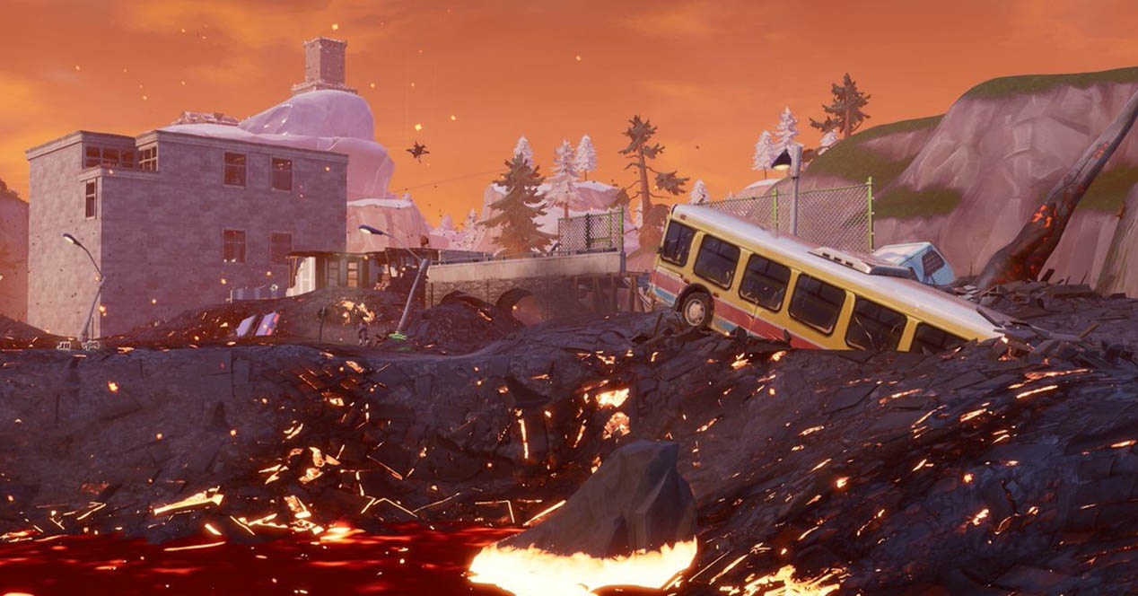 El volcán de Fortnite cambia por completo el mapa