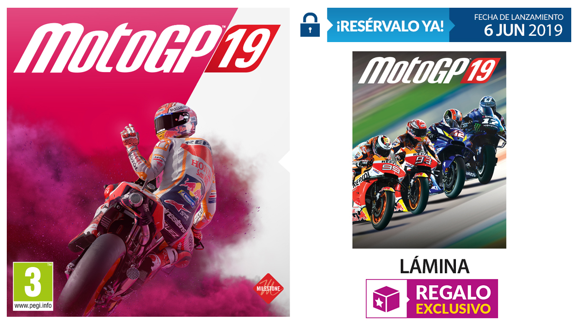 Detallados los incentivos de reserva de Moto GP19 en GAME