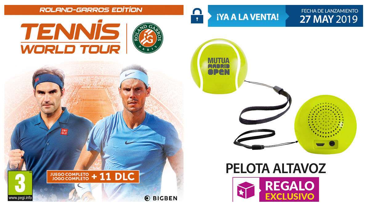 GAME detalla su incentivo por comprar Tennis World Tour: Roland-Garros Edition