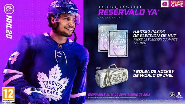 GAME anuncia de forma exclusiva el lanzamiento en físico de NHL 20