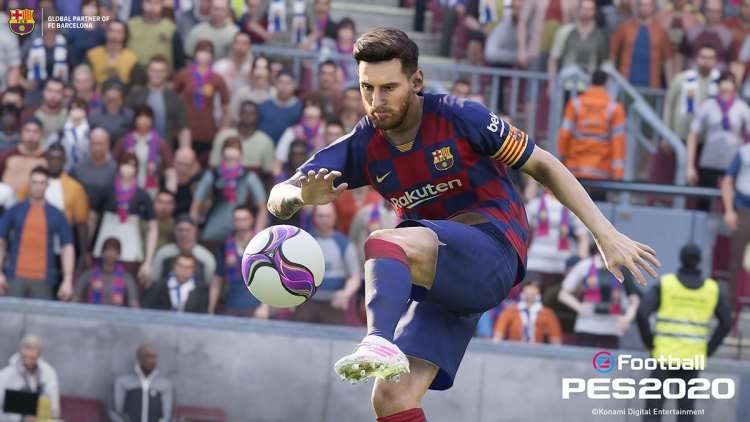 eFootball PES 2020 presenta varias imágenes de jugadores y estadios