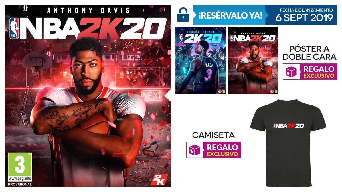 GAME detalla los incentivos de reserva de NBA 2K20