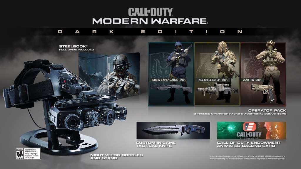 Dark Edition de Call of Duty: Modern Warfare; todos los detalles
