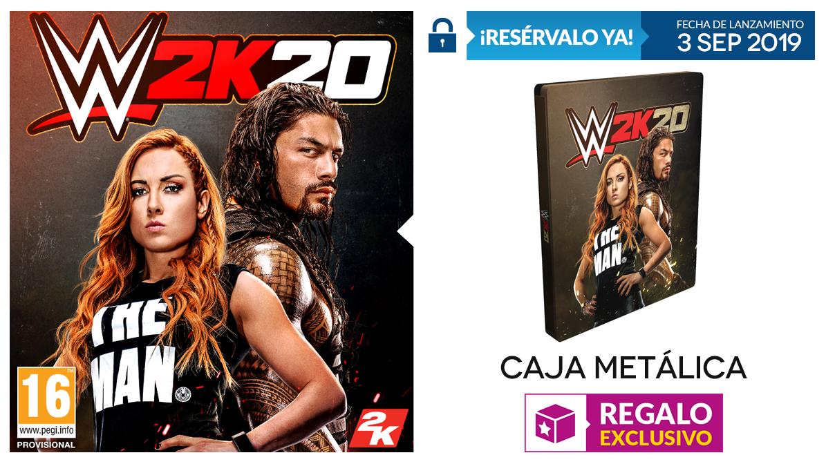 GAME detalla los incentivos de reserva de WWE 2K20