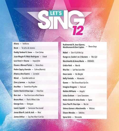 Lets Sing 12 ya está disponible en PS4