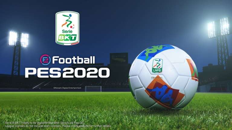 Konami se hace con la licencia de la Serie B para eFootball PES 2020