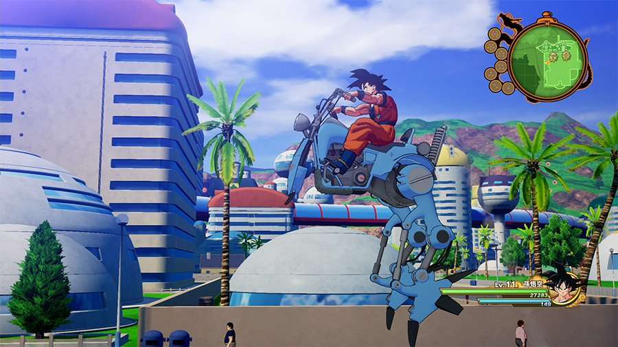 Dragon Ball Z Kakarot añadirá desafíos donde conduciremos motos robóticas