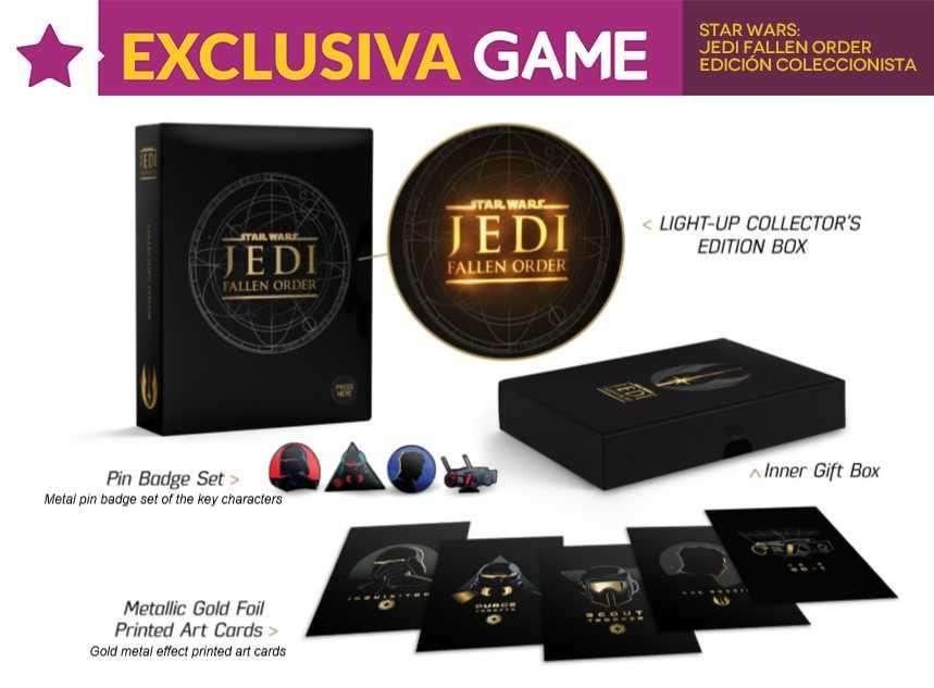 GAME venderá la edición coleccionista de Star Wars Jedi: Fallen Order en exclusiva