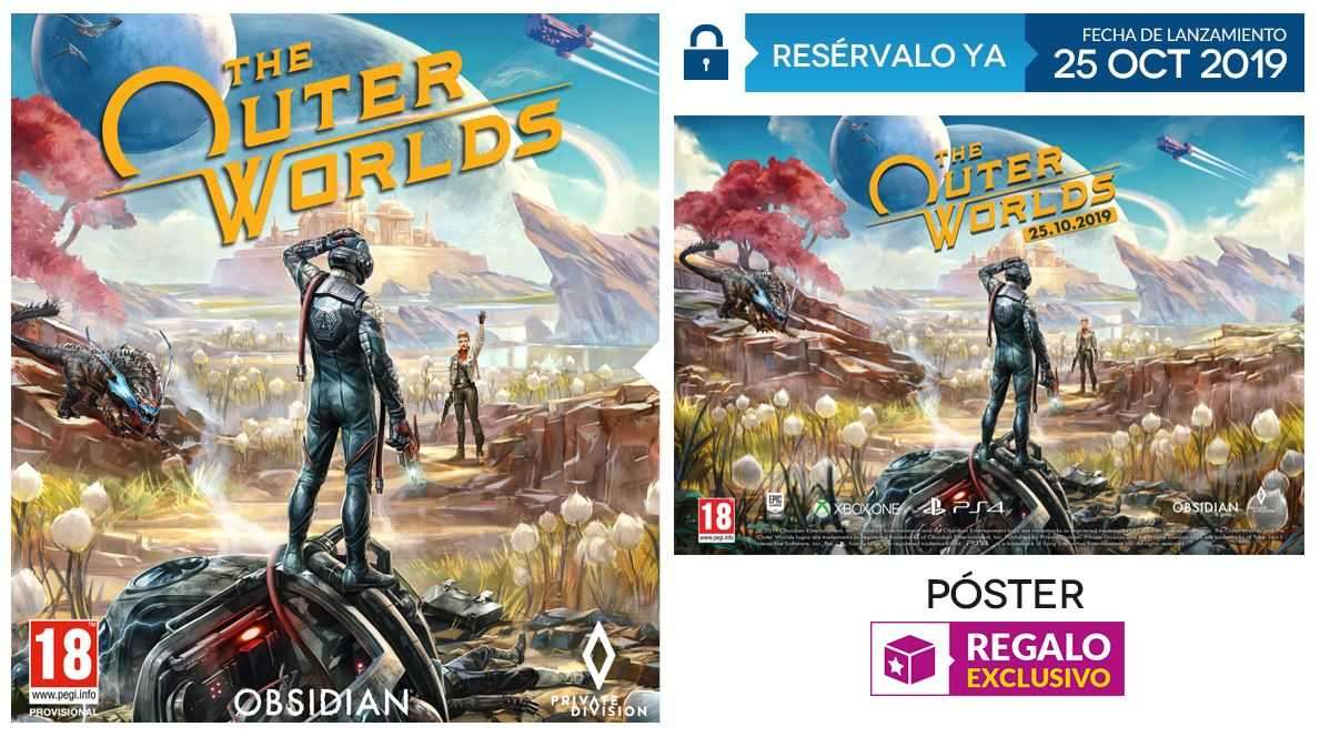 GAME detalla el incentivo de reserva de The Outer Worlds
