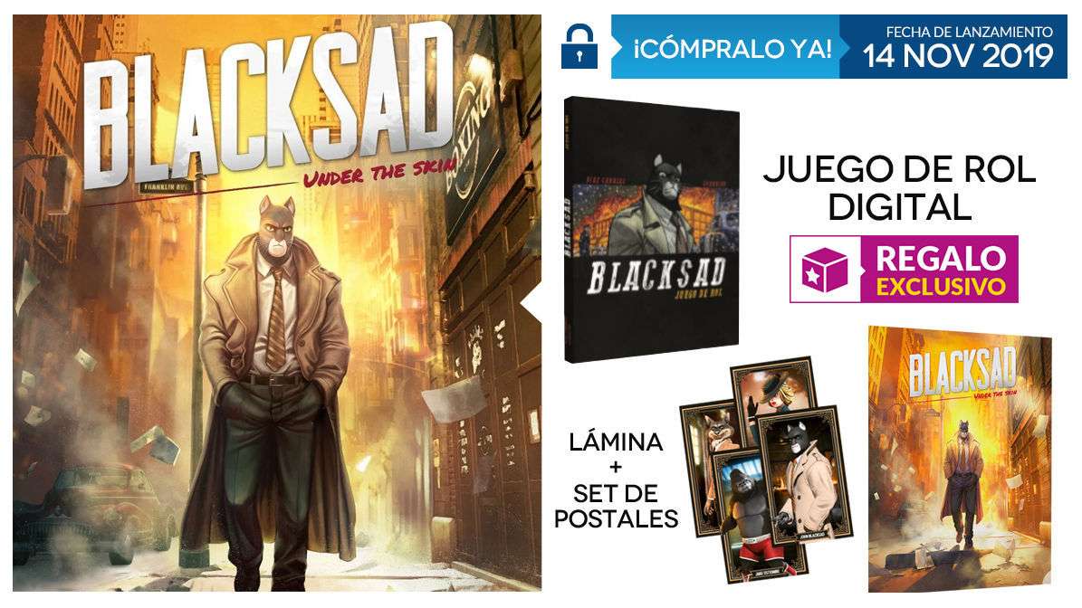 GAME detalla el incentivo de reserva de Blacksad: Under the Skin