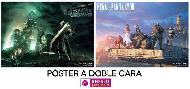 GAME incorpora un póster a doble cara como incentivo de reserva con FFVII Remake