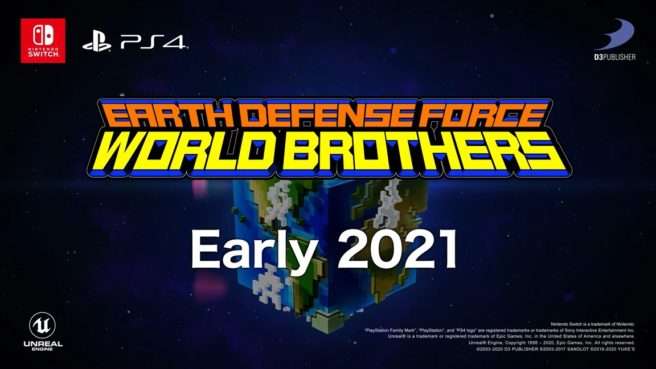 Nuevo gameplay de Earth Defense Force: World Brothers