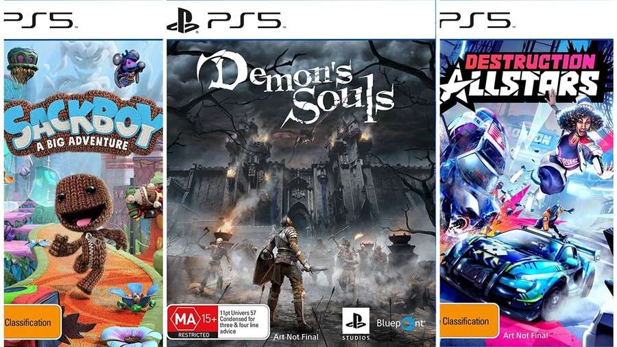 PS5: Amazon revela las portadas de Demon’s Souls, Sackboy, Returnal y Destruction Allstars