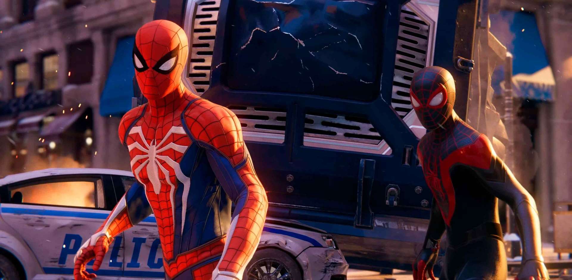 Spiderman y Miles Morales