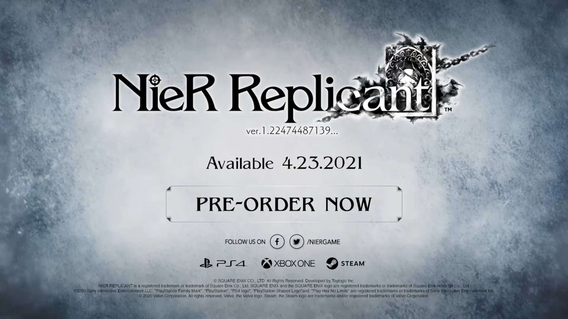 Square Enix anuncia el tráiler de Nier Replicant