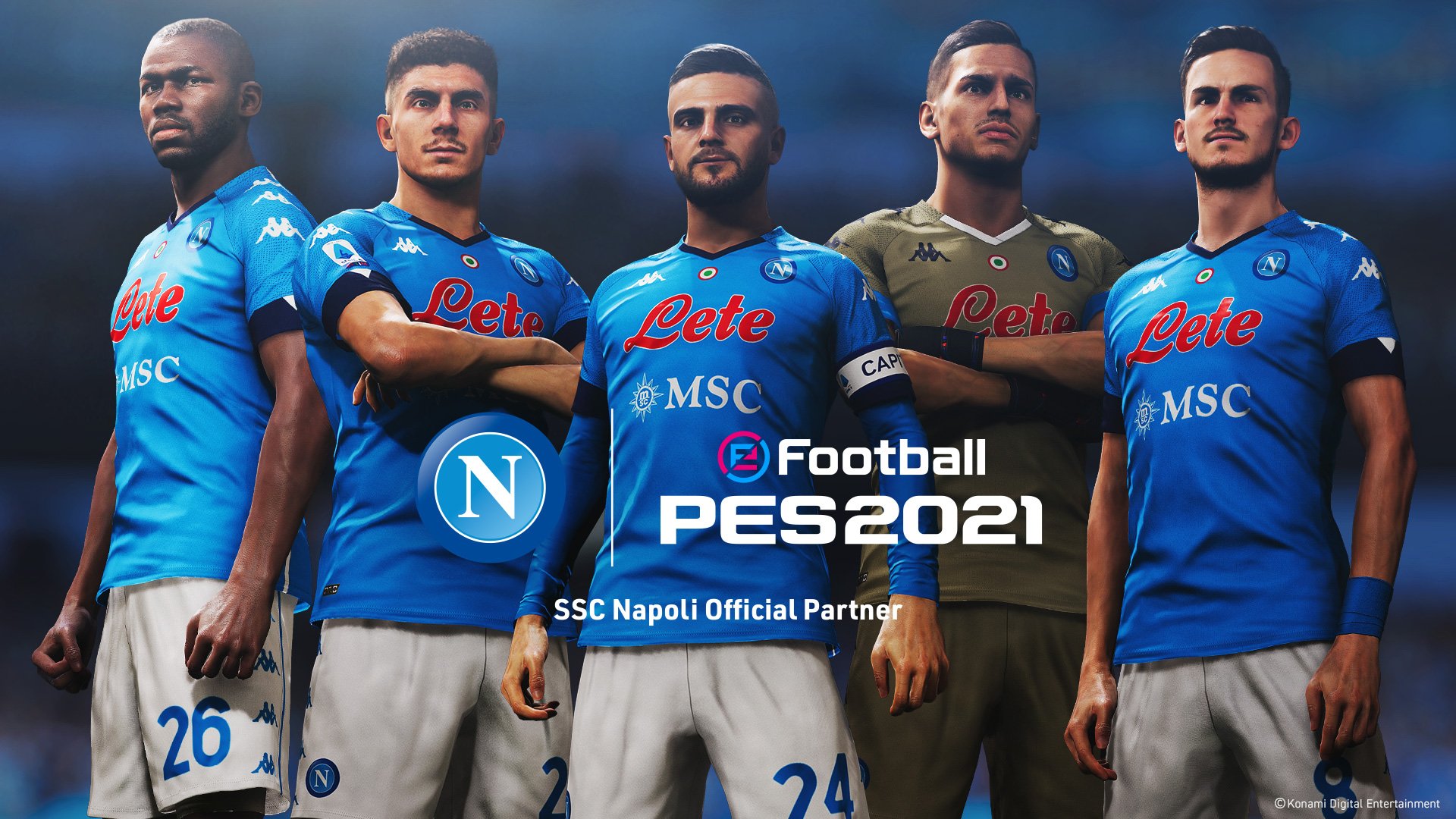 Konami presenta un acuerdo con SSC Napoli