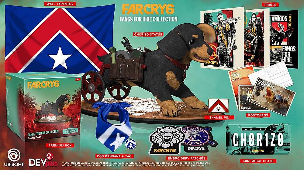 Far Cry 6 nos presenta su edición coleccionista protagonizada por Chorizo