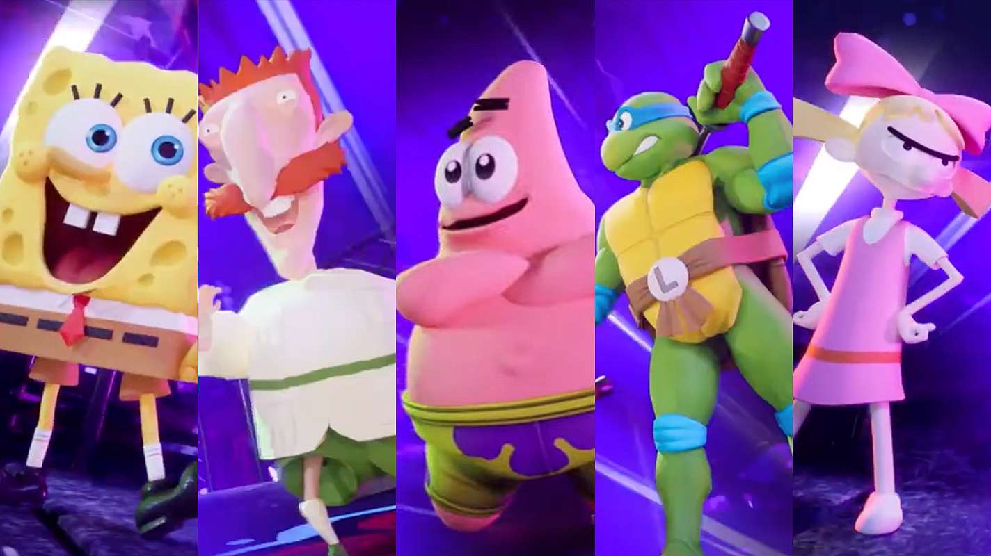 Vemos los combates de Nickelodeon All-Star Brawl