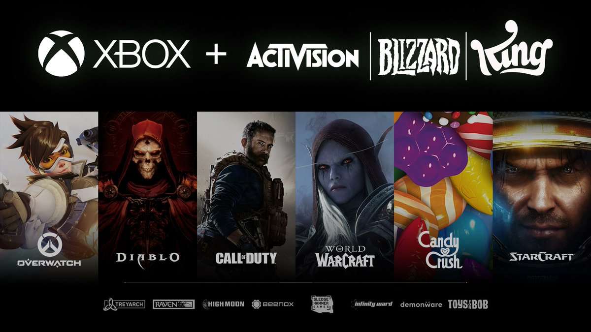 Microsoft compra Activision-Blizzard por 70 billones de dólares