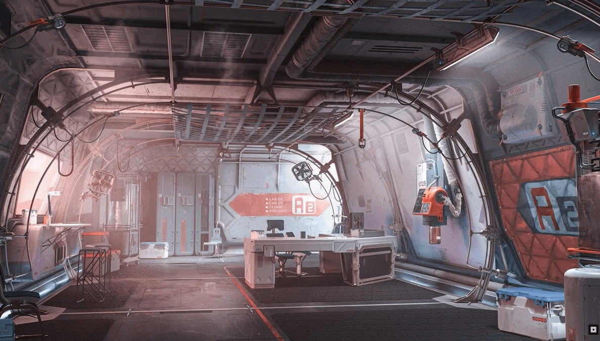 starfield interior naves espaciales