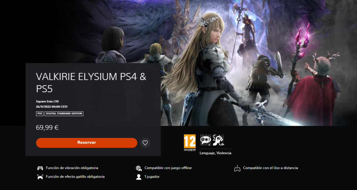 Valkyrie Profile Lenneth PS5