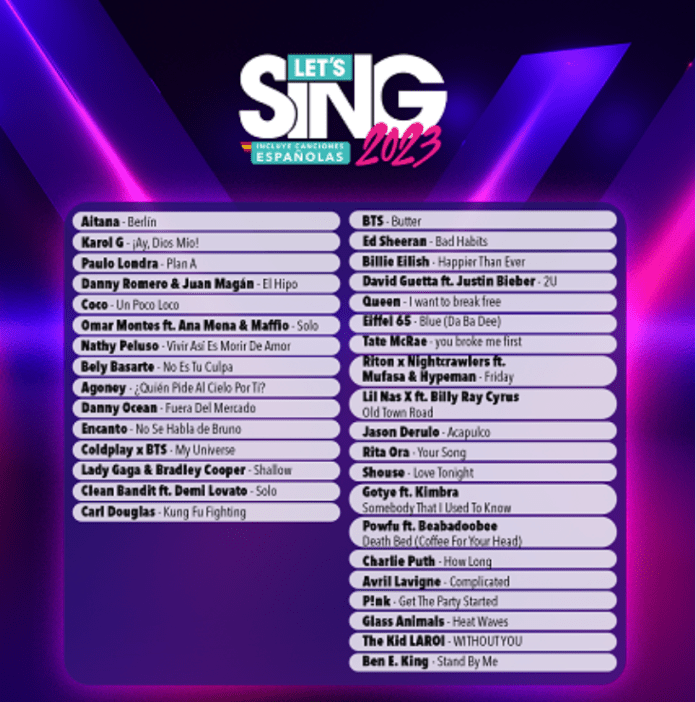 Lets Sing 2023 fecha Lets Sing 2023 fecha