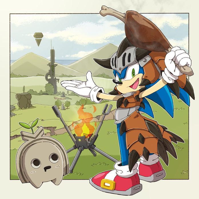 Sonic Frontiers Monster Hunter colaboración Sonic Frontiers Monster Hunter colaboración