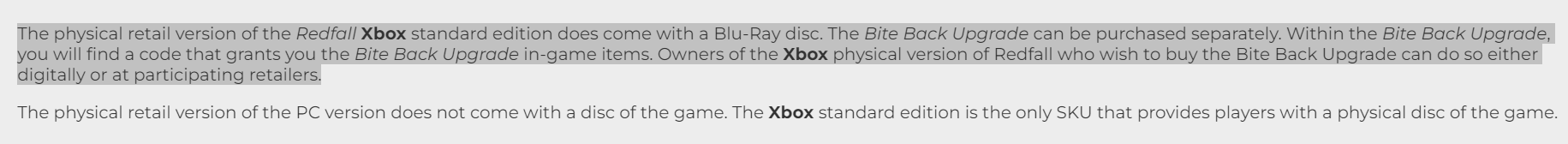 Redfall Edición Física 