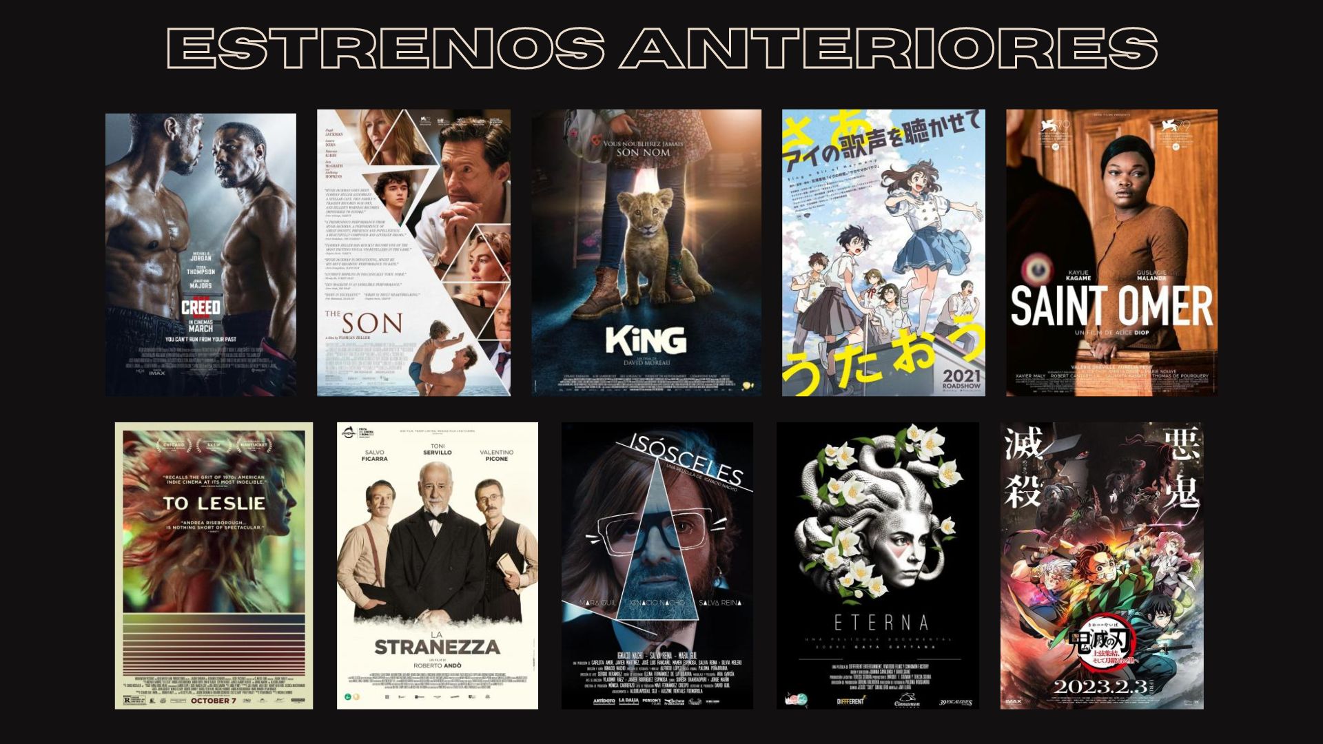 Estrenos Cine Marzo 2023