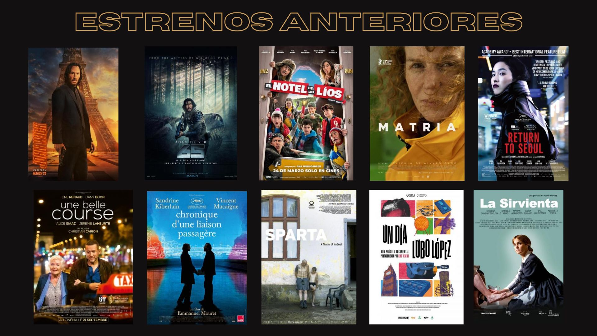 Estrenos Cine Marzo 2023