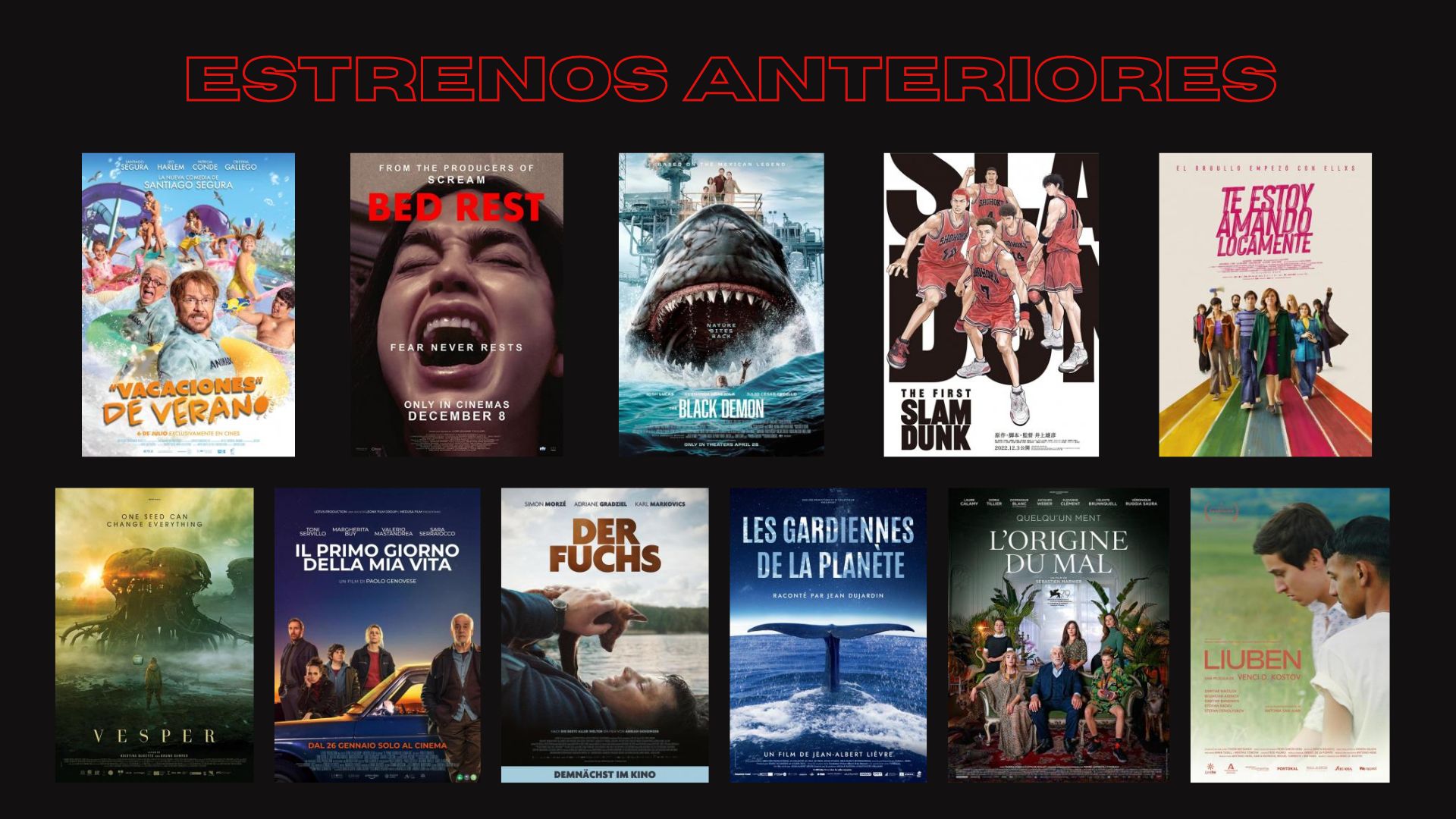 Estrenos Cine Julio 2023