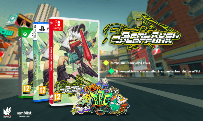Bomb Rush Cyberfunk físico Bomb Rush Cyberfunk físico